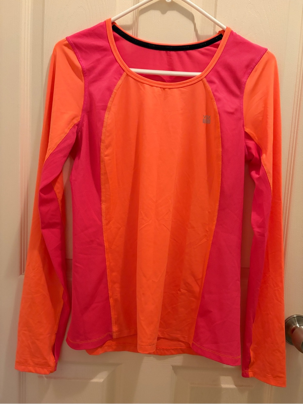 Victoria’s Secret VSX Sport Long Sleeve Running Top Pink Orange Size S